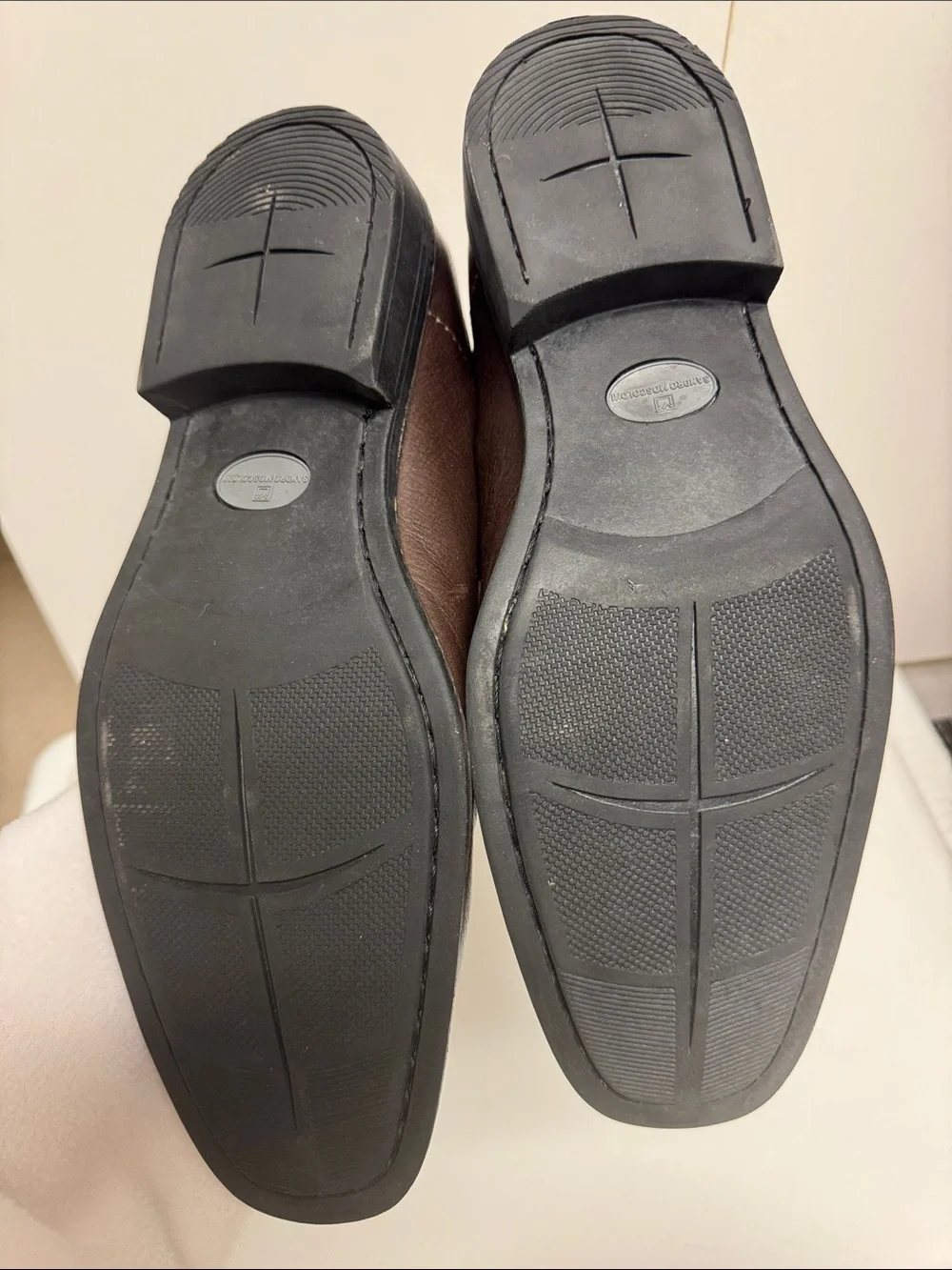 Sandro Moscoloni Dark Brown Leather Derby Shoes